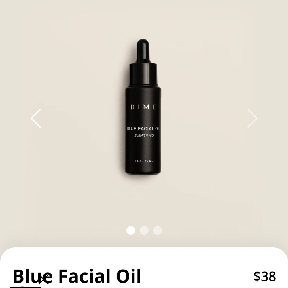 DIME Beauty Blue Facial Oil. Never opened!